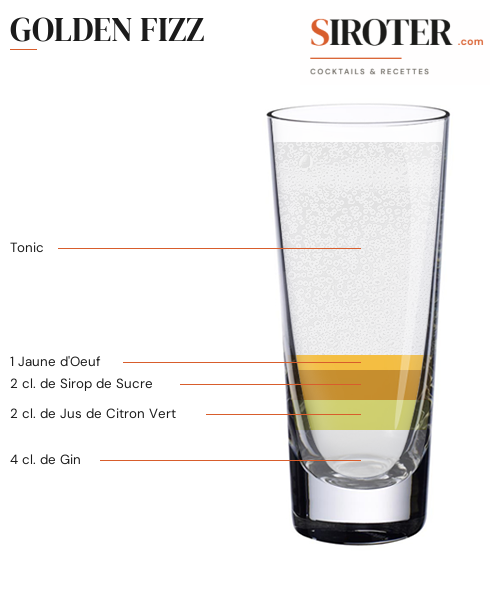 Fiche Cocktail – Golden Fizz