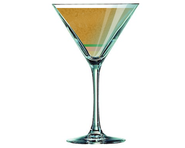 Visuel Cocktail – Goldfinger