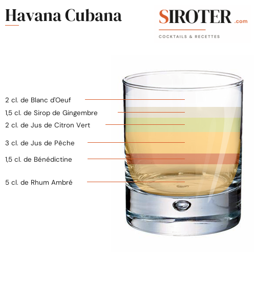 Fiche Cocktail – Havana Cubana