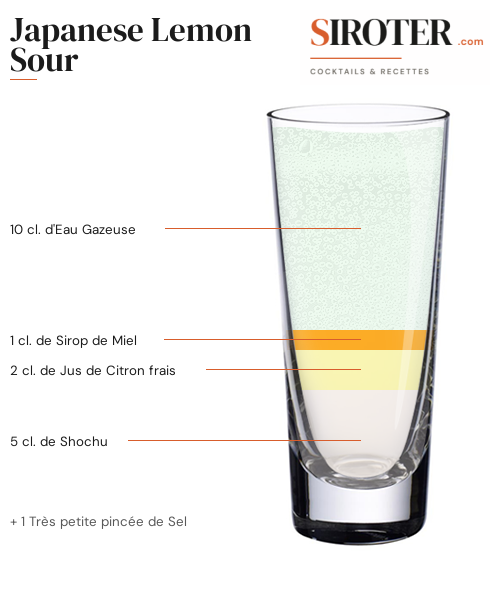 Fiche Cocktail – Japanese Lemon Sour