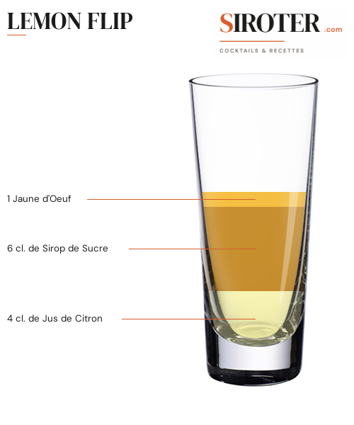 Fiche Cocktail – Lemon Flip