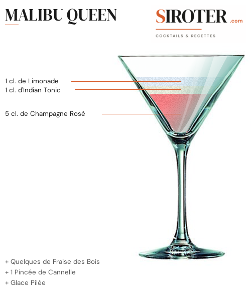 Fiche Cocktail – Malibu Queen