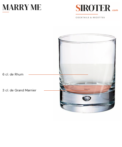 Fiche Cocktail – Marry Me