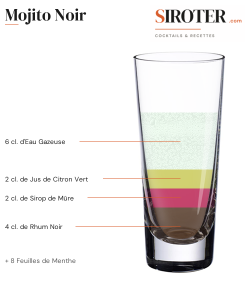 Fiche Cocktail – Mojito Noir