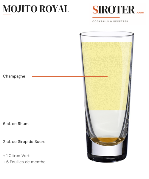 Fiche Cocktail – Mojito Royal