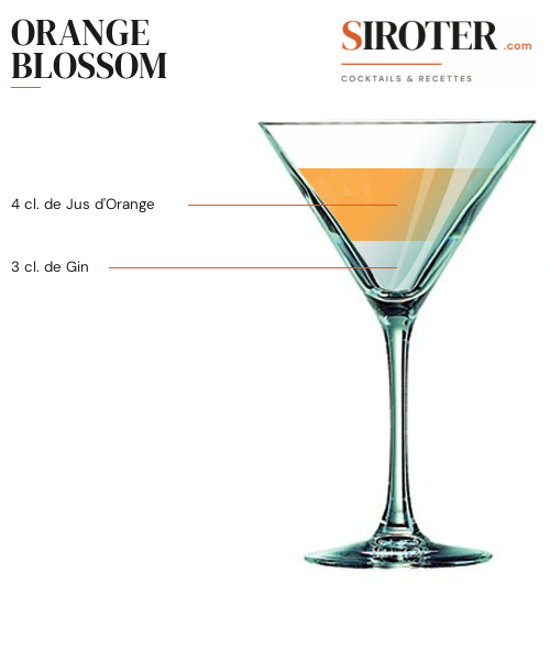 Fiche Cocktail – Orange Blossom