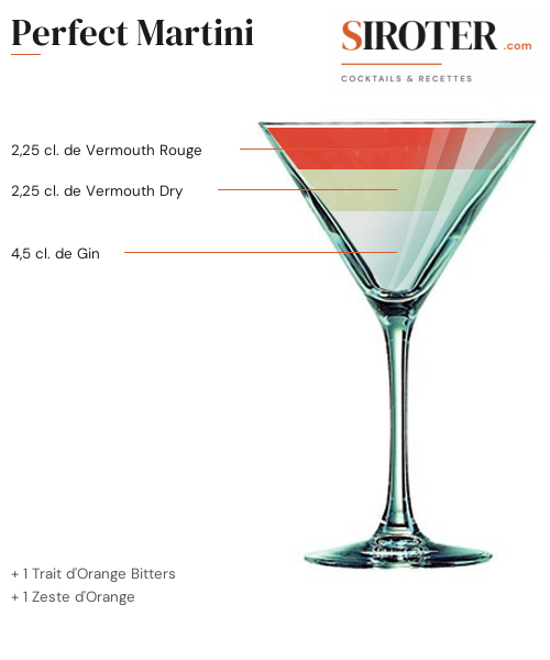 Fiche Cocktail – Perfect Martini