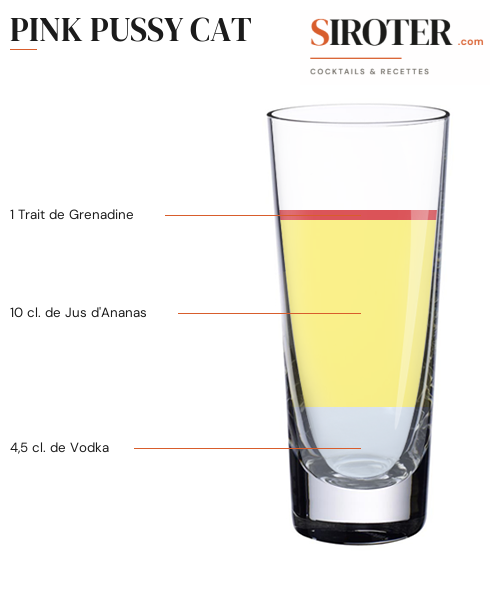 Fiche Cocktail – Pink Pussy Cat