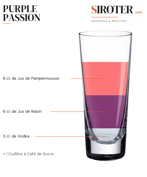 Fiche Cocktail – Purple Passion