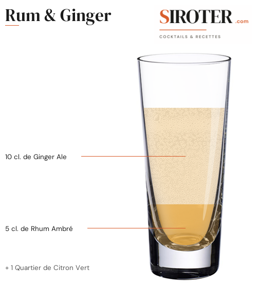 Fiche Cocktail – Rum & Ginger
