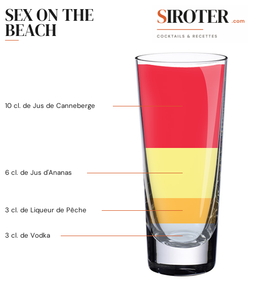 Fiche Cocktail – Sex On The Beach