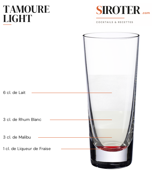 Fiche Cocktail – Tamoure Light