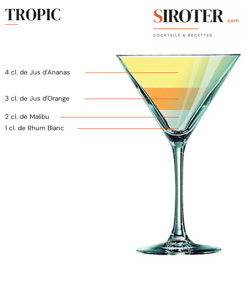 Fiche Cocktail – Tropic