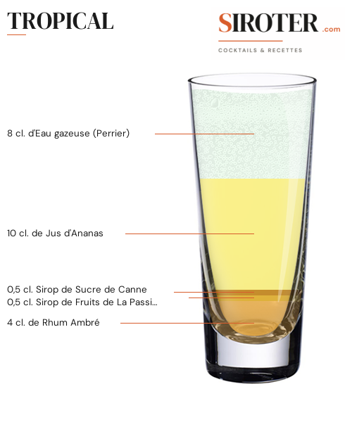 Fiche Cocktail – Tropical