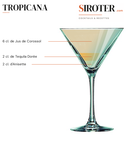 Fiche Cocktail – Tropicana