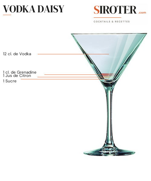 Fiche Cocktail – Vodka Daisy