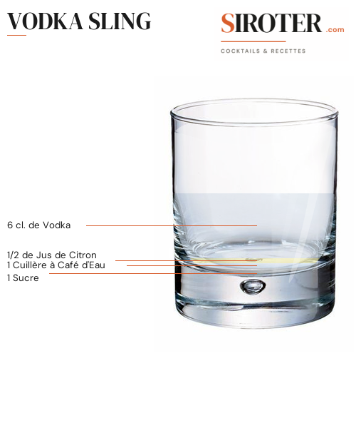 Fiche Cocktail – Vodka Sling