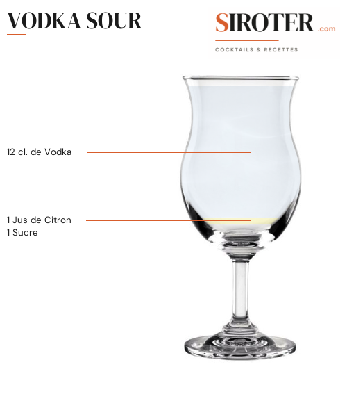 Fiche Cocktail – Vodka Sour