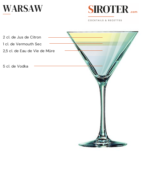 Fiche Cocktail – Warsaw