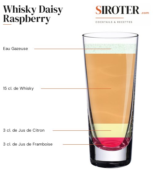 Fiche Cocktail – Whisky Daisy Raspberry