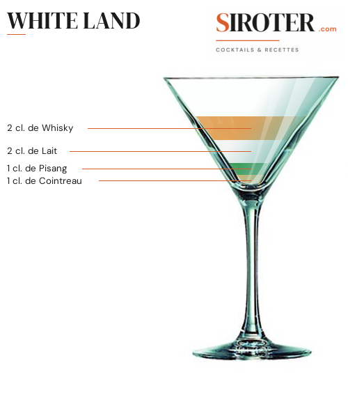 Fiche Cocktail – White Land