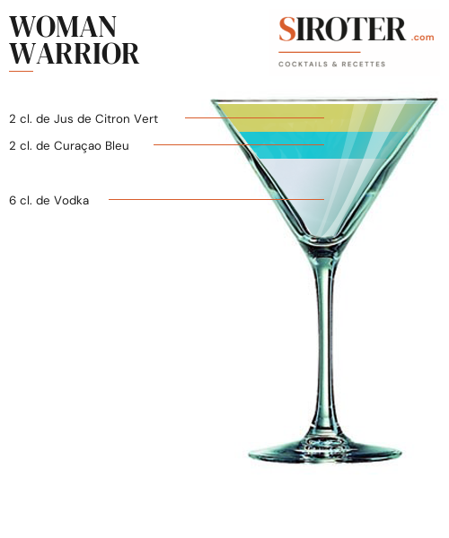 Fiche Cocktail – Woman Warrior