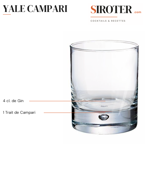Fiche Cocktail – Yale Campari