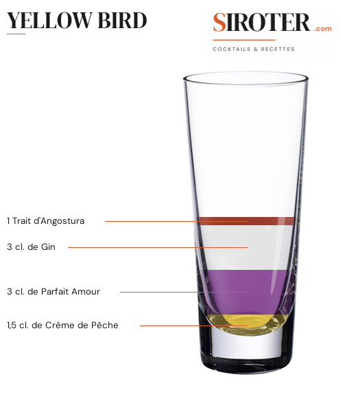 Fiche Cocktail – Yellow Bird